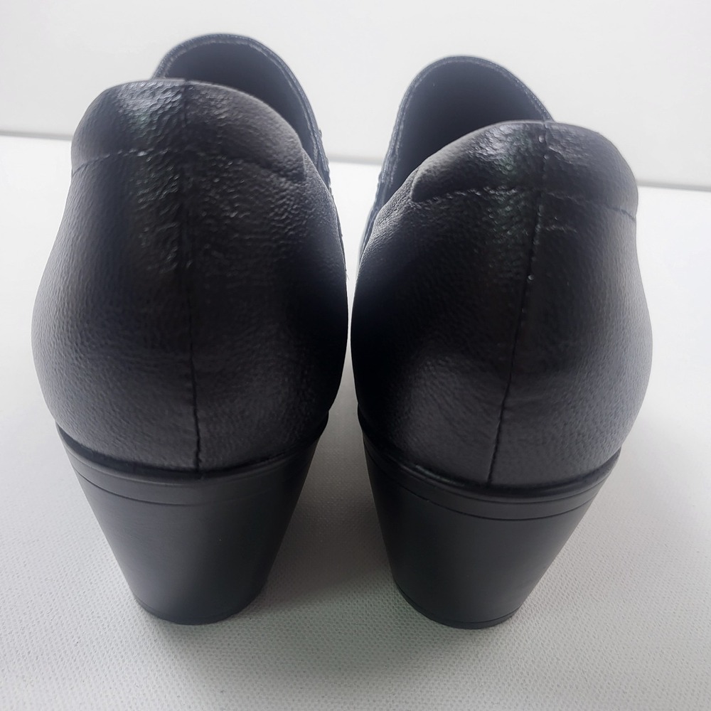 Clarks Emily 2 Cove Shootie 26175029 Black Leather Women's Size 10M 2in Heel - Picture 5 of 9